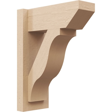 Ekena Millwork 5 1/2-in W x 12-in D x 16-in H Funston Slat Rough Cedar Woodgrain TimberThane Outlooker, Primed Tan OUTUR055X12X16FST24RCPR